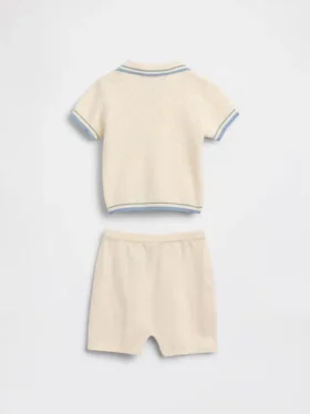 Ensemble polo et pull pour bébé