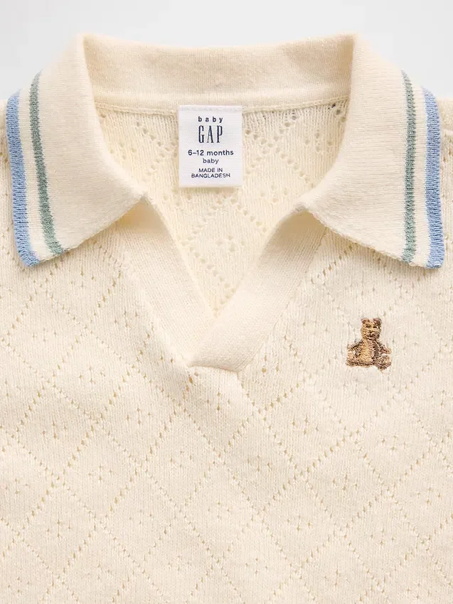 Ensemble polo et pull pour bébé