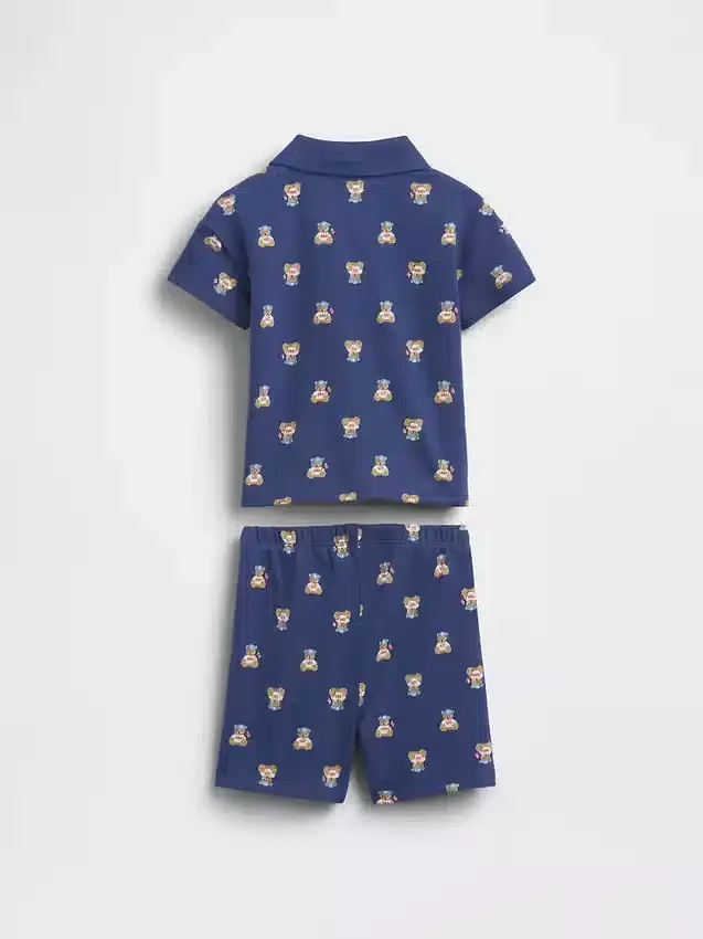 Ensemble pour bébé avec polo en piqué Brannan Bear