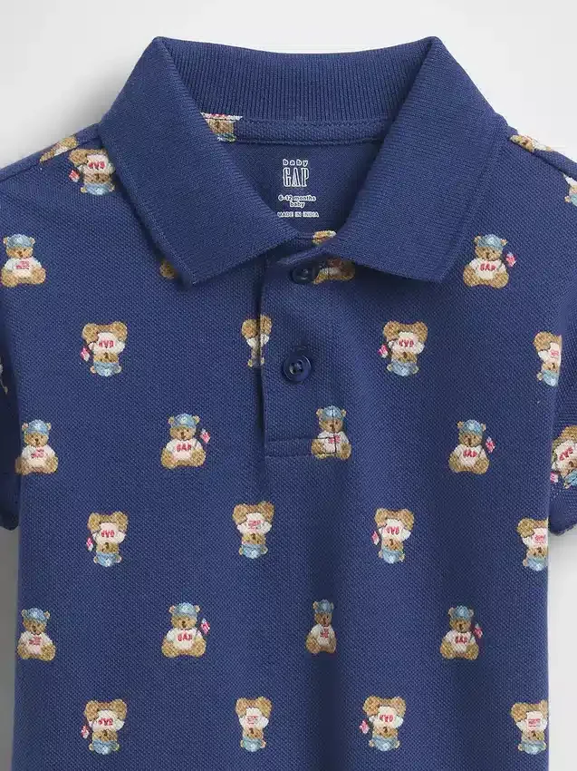 Ensemble pour bébé avec polo en piqué Brannan Bear