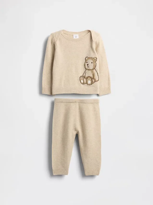 Ensemble pour bébé CashSoft avec ours Brannan
