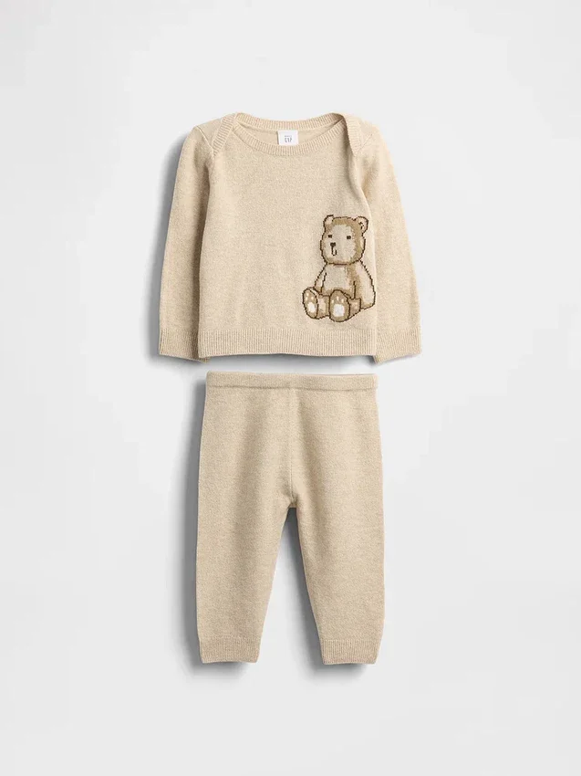 Ensemble pour bébé CashSoft avec ours Brannan