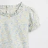 Ensemble pour bébé en coton bio à motifs floraux