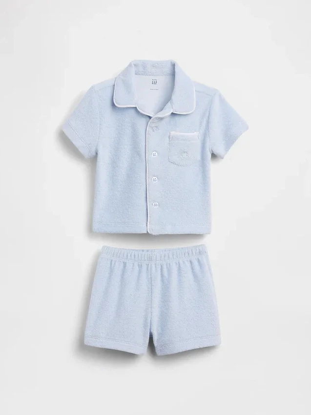 Ensemble pour bébé en tissu éponge