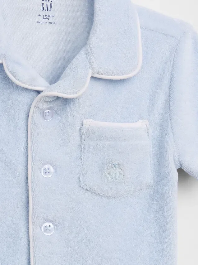 Ensemble pour bébé en tissu éponge