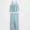 Ensemble pour bébé & enfant à carreaux jaune citron