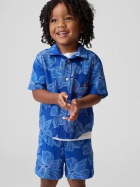 Ensemble pour Bébé & Enfant en gaze de coton à motifs floraux