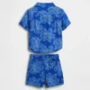 Ensemble pour Bébé & Enfant en gaze de coton à motifs floraux