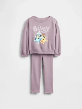 Ensemble pour bébé & enfant : sweat-shirt Bluey Vintagesoft et legging côtelé