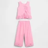 Ensemble pour bébé & enfant à volants et œillets