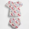 Ensemble pour bébé à motifs floraux