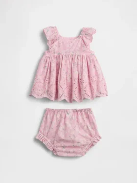 Ensemble pour bébé à œillets