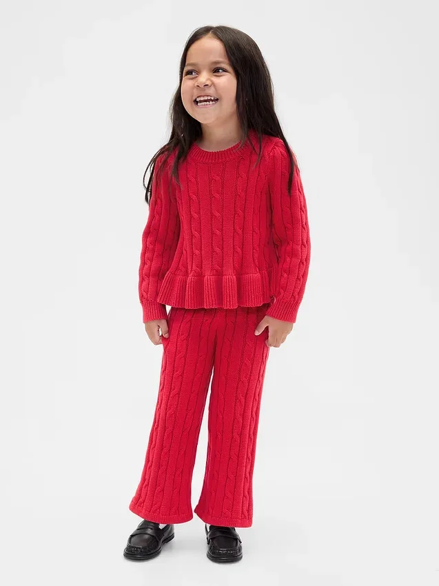 Ensemble pull en maille torsadée pour Bébé & Enfant