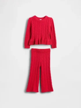 Ensemble pull en maille torsadée pour Bébé & Enfant