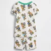 Ensemble pyjama court Brannan Bear en coton brossé bio pour Bébé & Enfant