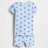 Ensemble pyjama court en coton brossé bio Brannan Bear pour Bébé & Enfant