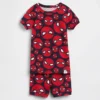 Ensemble pyjama court en coton brossé bio Marvel pour Bébé & Enfant