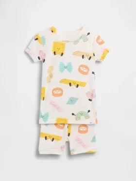 Ensemble pyjama court en coton brossé bio pour Bébé & Enfant