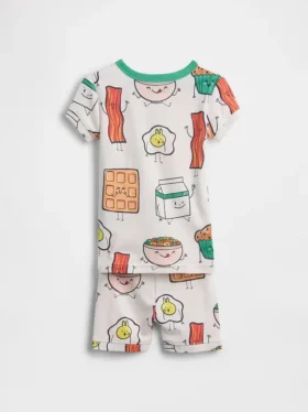 Ensemble pyjama court en coton brossé bio pour Bébé & Enfant