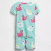 Ensemble pyjama court en coton brossé bio pour Bébé & Enfant, imprimé « Pool Float »