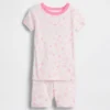 Ensemble pyjama court en coton brossé bio « Seashell » pour Bébé & Enfant