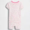 Ensemble pyjama court en coton brossé bio « Seashell » pour Bébé & Enfant