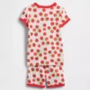 Ensemble pyjama court en coton brossé bio « Tomate » pour Bébé & Enfant