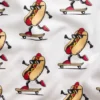 Ensemble pyjama court pour enfant en coton brossé bio « Hot Dog »