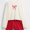 Ensemble pyjama court recyclé pour enfants