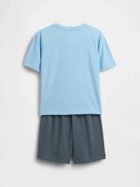 Ensemble pyjama court recyclé pour enfants