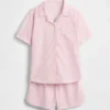 Ensemble pyjama court recyclé pour enfants
