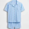 Ensemble pyjama court recyclé pour enfants