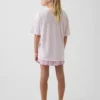 Ensemble pyjama court recyclé pour enfants