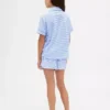 Ensemble pyjama court recyclé pour enfants