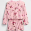 Ensemble pyjama court recyclé pour enfants