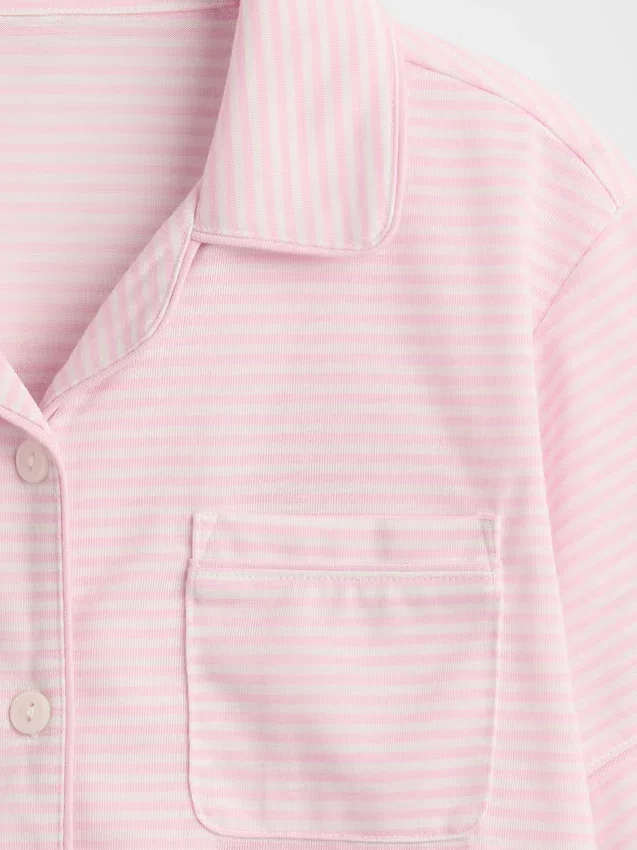 Ensemble pyjama court recyclé pour enfants