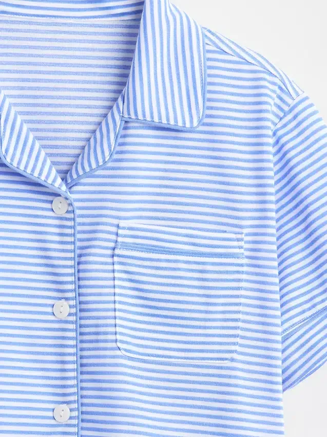 Ensemble pyjama court recyclé pour enfants