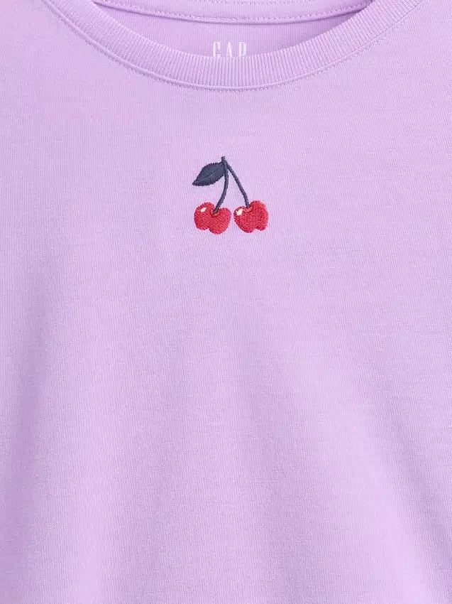 Ensemble pyjama court recyclé pour enfants
