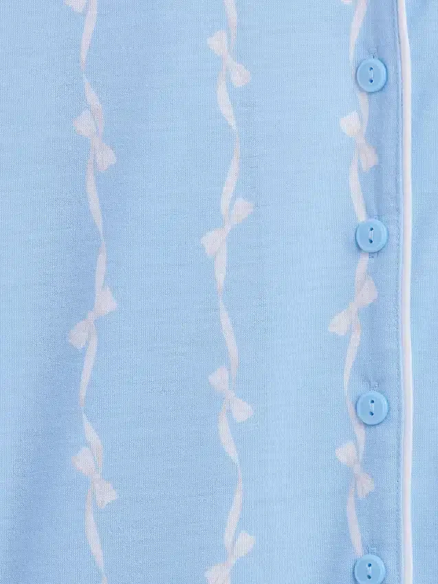 Ensemble pyjama court recyclé pour enfants