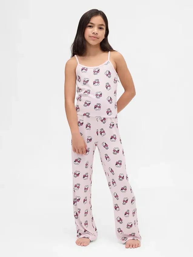 Ensemble pyjama débardeur recyclé Snoopy pour enfants