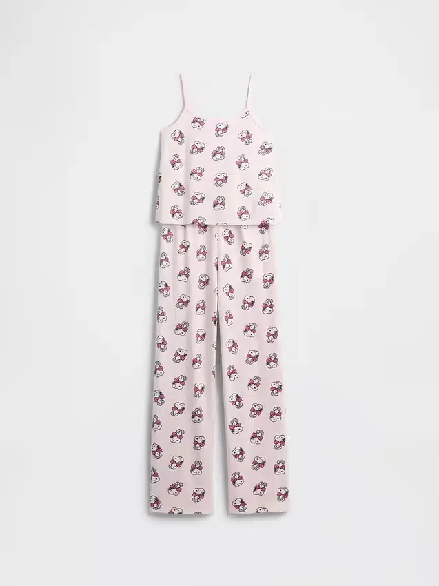 Ensemble pyjama débardeur recyclé Snoopy pour enfants