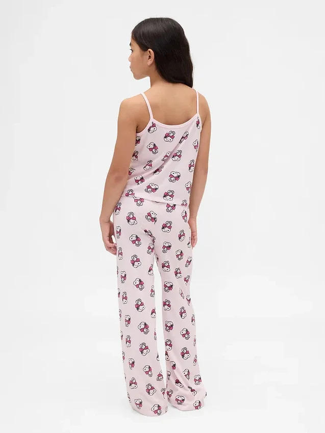 Ensemble pyjama débardeur recyclé Snoopy pour enfants