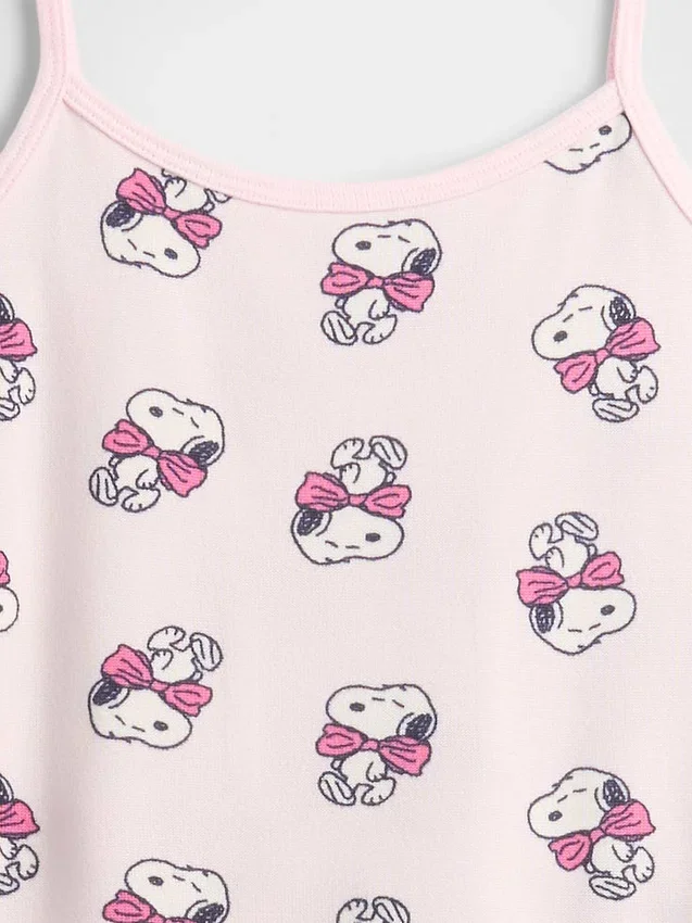 Ensemble pyjama débardeur recyclé Snoopy pour enfants