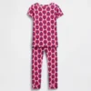 Ensemble pyjama en coton brossé bio « Coccinelle » pour Bébé & Enfant