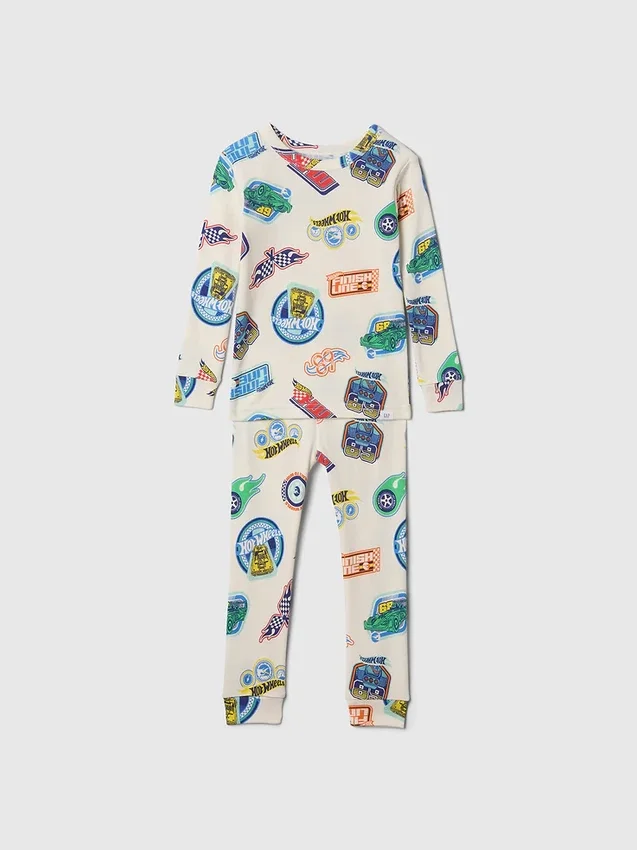 Ensemble pyjama en coton brossé bio Hot Wheels pour Bébé & Enfant