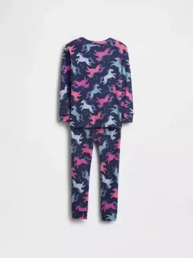 Ensemble pyjama en coton brossé bio pour Bébé & Enfant, motif licorne