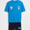 Ensemble pyjama oversize en coton recyclé pour enfant