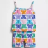 Ensemble pyjama pour Bébé & Enfant en coton brossé bio : caraco et Shorts