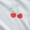 Ensemble pyjama pour enfant en maille côtelée recyclée avec Shorts