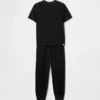 Ensemble pyjama pour enfants avec pantalon de jogging en tissu recyclé